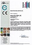 Сертификат CE (ИДВП) Мозырский ДОК